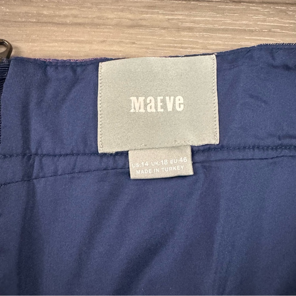 Anthropologie Maeve Cardana Floral Mini Skirt Size 14 - Picture 5 of 7